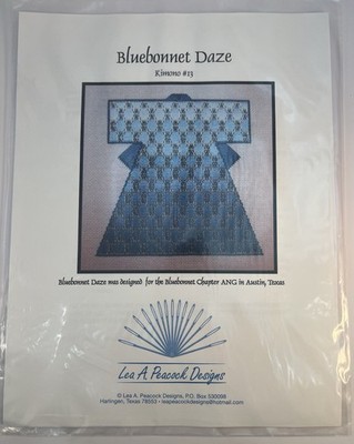 Bluebonnet Daze Kimono #13 Needlepoint Chart By Lea A. Peacock Designs