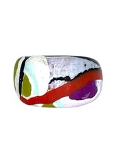  35 FREE SHIPPING NEW NakamuraArt Handmade Clay Ring
