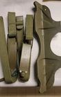 2 US MILITARY PACKBOARD TIE DOWN STRAPS + Pack Shelf WW2 1945 JERRY CAN?JEEP?NOS