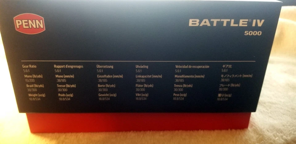 PENN BATTLE IV 5000 BTLIV5000 **** NUEVO EN CAJA ENVÍO GRATUITO **** Foto 2 de 3