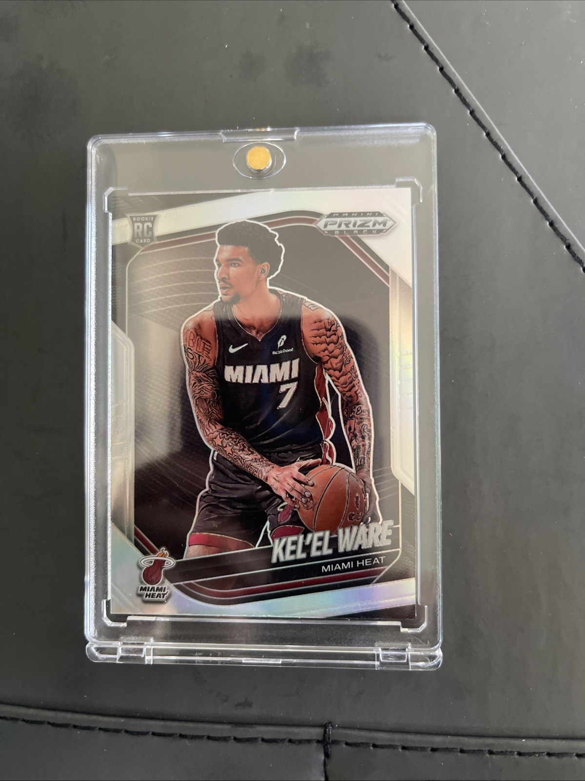 2024-25 Panini Prizm Black - Kel'el Ware, Kel'el Ware #156 Silver Prizm (RC)