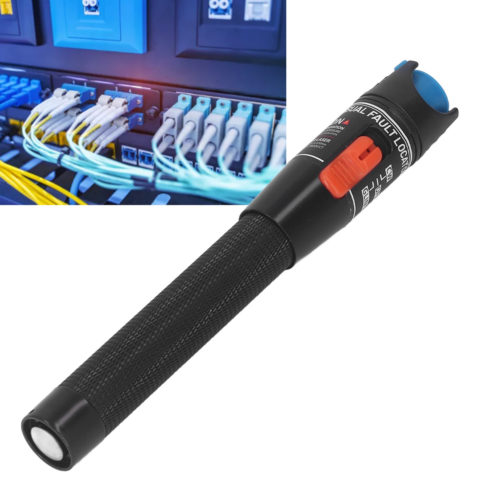 Visual Fault Detector Fiber Optic Cable Checker Locator Red Light Pen Tester