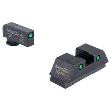 Ameriglo L Tall Green Tritium Night Sights for Glock, Optic-Compatible (GL-806)