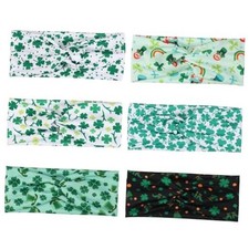 6 Pack St.Patrick's Day Headbands Irish Green St Patricks Day Headbands