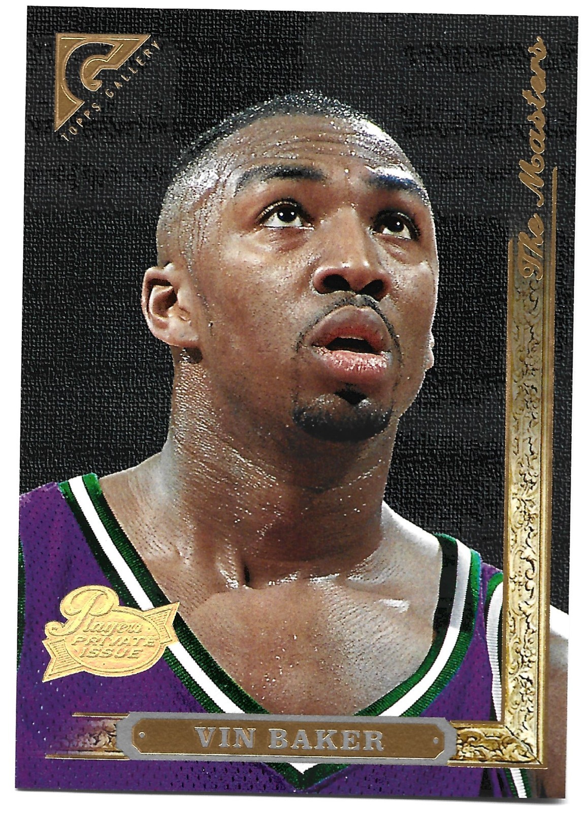 1995-96 Topps Gallery #7 Vin Baker Player's Private Issue