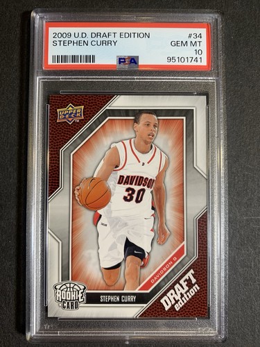 2009-10 Upper Deck Draft Edition - Stephen Curry #34 (RC) PSA 10 GEM