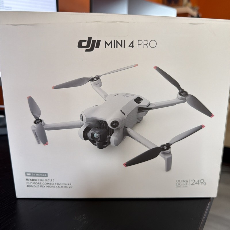 DJI Mini 4 Pro Fly More Combo Camera Drone (with RC 2 Remote)