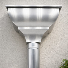 Cuvette de branchement ZINC moulurée ø 100 mm boîte à eau NEUF gouttière toiture