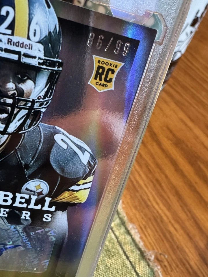 2013Panini Absolute-Rookie Le'Veon Bell #157Spectrum BlueAutographs /99(AU, RC) - Image 2 of 3