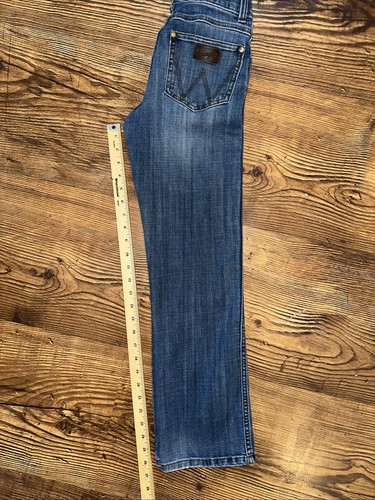 Wrangler Boys Adjustable Waist Fit Denim Blue Jeans Size 12 Slim Western Kids - Picture 4 of 7