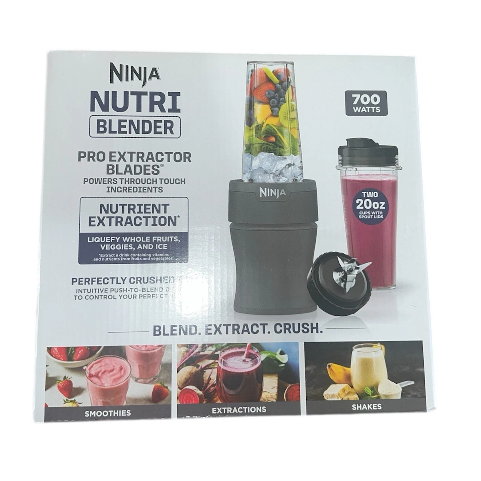 Ninja Nutri-Blender 700 Watts Pro Extractor Blades Model BN300 (BR31)