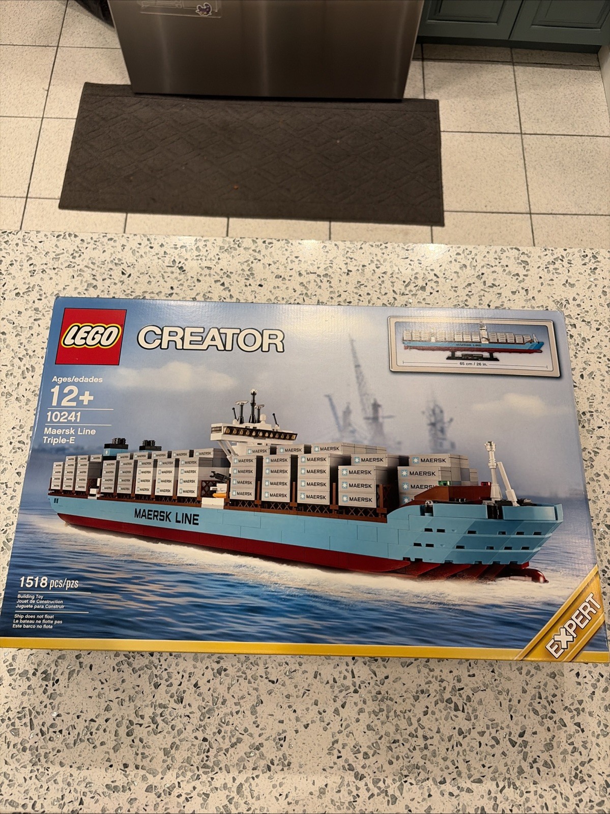 Creator Expert 10241 Maersk Line Triple-E New Factory Sealed 12+ 1518pcs