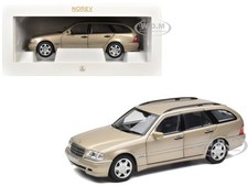 1997 MERCEDES-BENZ C-CLASS T-MODEL SMOKE SILVER 1/18 DIECAST BY NOREV 183388