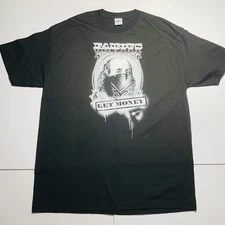 FAMOUS STARS & STRAPS Mens Get That Money S/S Cotton T Shirt Travis Barker SZ XL