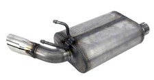 Dynomax Ultra Flo Exhaust Muffler Direct Fit Stainless Steel 14 L 2.5 In