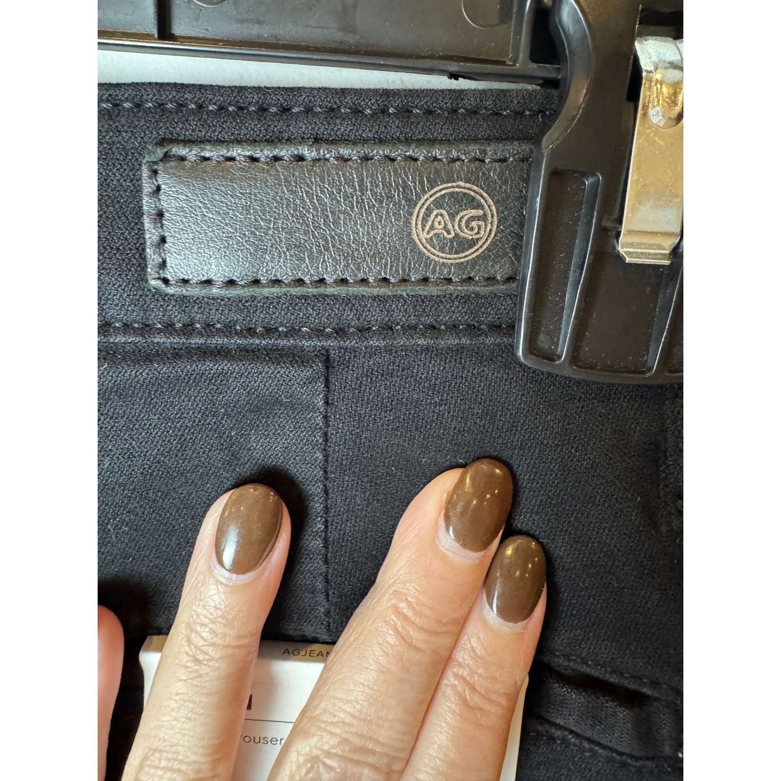 AG Adriano Goldschmied Pants Women 27 Black Caden Tailored Trouser NWT Preppy thumbnail 9