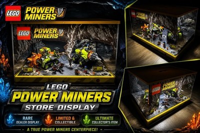 LEGO Store Display Power Miners 2008 | Light & Sound | 8960 / 8961