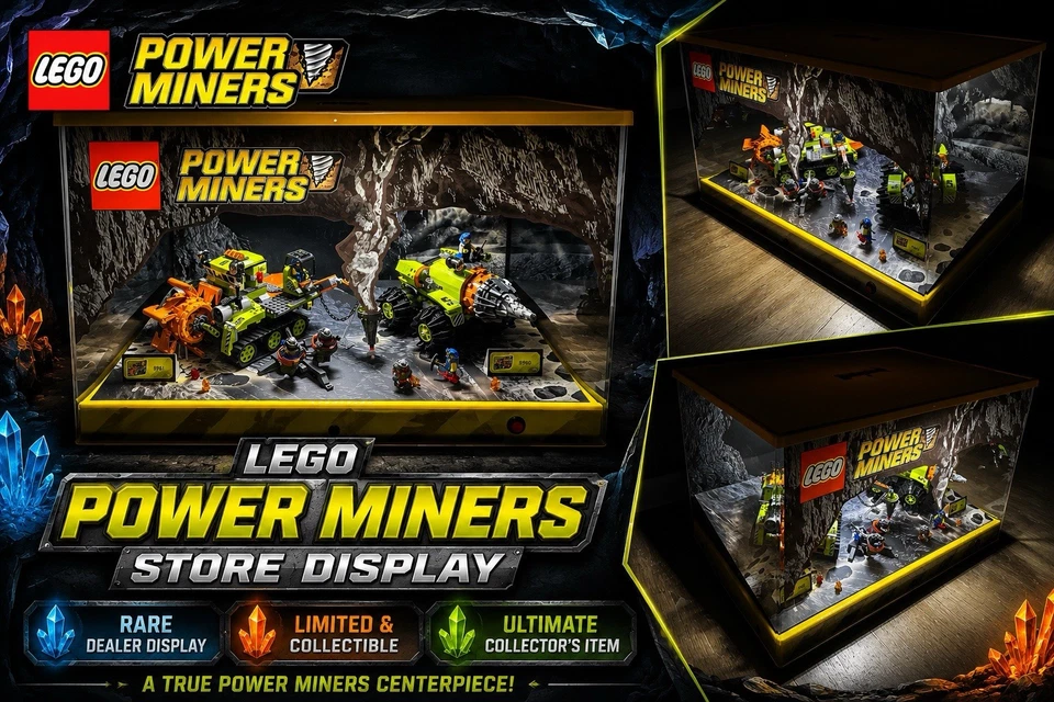 LEGO Store Display Power Miners 2008 | Light & Sound | 8960 / 8961 - Bild 1 von 4