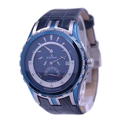 EDOX GRAND OCEAN REGULATOR Automatic Men's Watch 77002-357B-BUIN