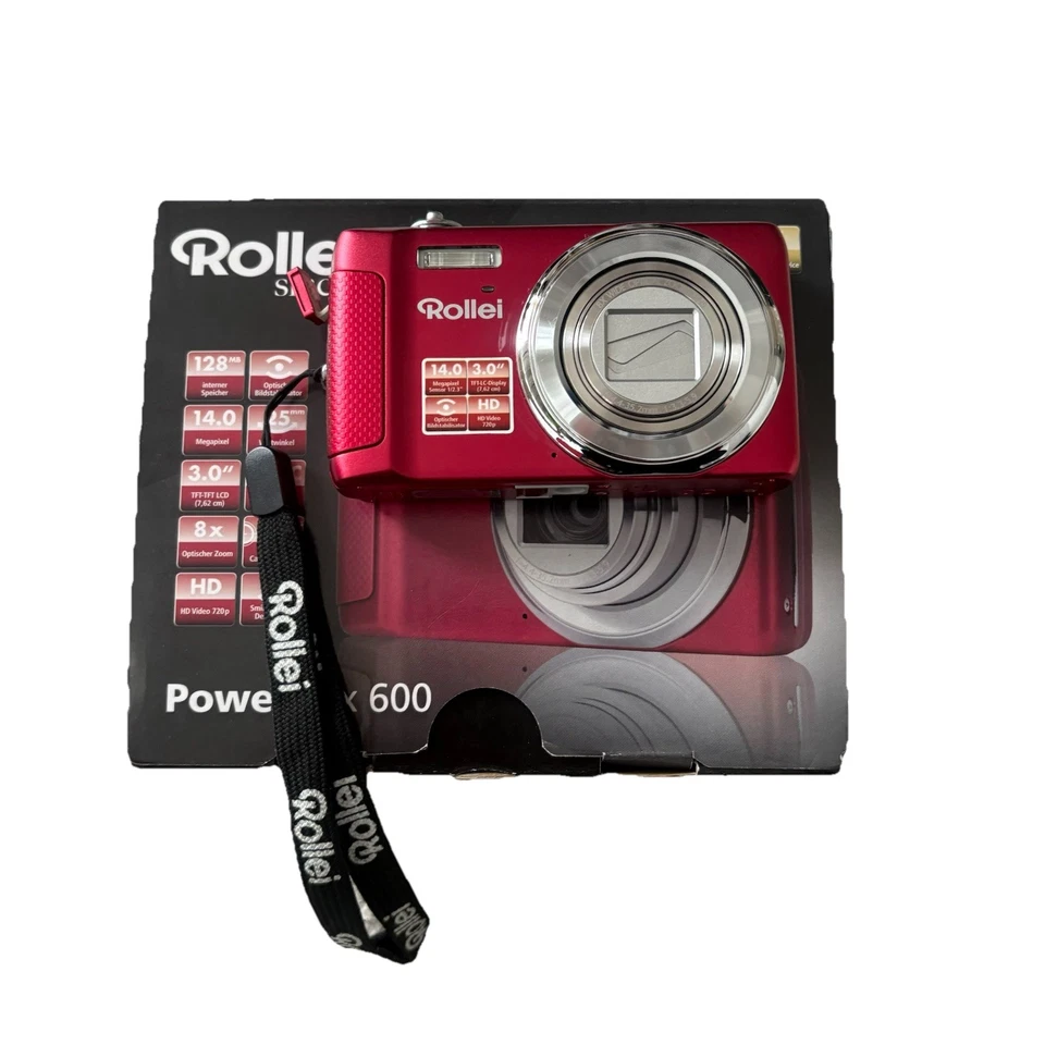 Rollei Powerflex 600 16,0 MP Digitalkamera - Rot - Bild 3 von 4