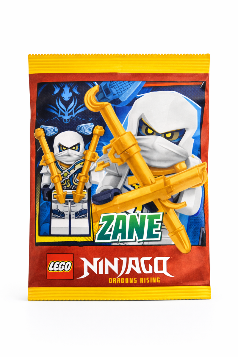 LEGO NINJAGO Zane Minifigure Polybag Dragons Rising Sealed New 6+