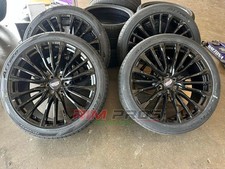 22" Gloss BLACK WHEELS TIRES WITH TIRES 2854522  CADILLAC  ESCALADE  6X139
