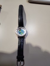 Vintage 90s Disney Mickey Mouse Watch World Traveler Needs Battery