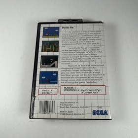 Psycho Fox Sega Master System SMS Complete in Box CIB