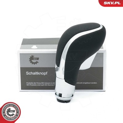 ESEN SKV Schaltknauf Schalthebelknauf Chrom Leder für OPEL INSIGNIA Caravan