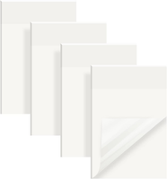 BläTter Transparente Haftnotizen, 200 Haftnotizen Set, 76×50 Mm Wasserfest Trans