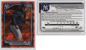 2024 Bowman Chrome Sapphire Edition Orange /25 Jasson Dominguez #94 Rookie RC