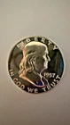 1957 Franklin Silver Half Dollar BU Gem Prooflike Mirror Fields Flashy Luster