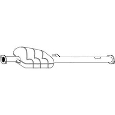 Redback Standard Replacement Exhaust for Hyundai Tucson (08/2004 - 01/2010), KIA