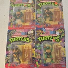Playmates Toys 1988 TMNT Action Figure Collection Leo Mikey Donny Ralf All Four!