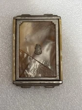 1920s Girey Cameo Powder Compact 1.5"x1.75" Not Ever Used