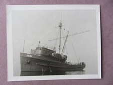 Vintage Photo U.S. Forest Service Boat F523 Alaska 8” x 10” or Military?