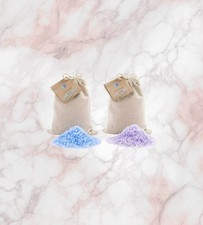 Lot 2 sachets de sels de bain naturels (Hibiscus & Lavande) - Amas Nakura Bio -