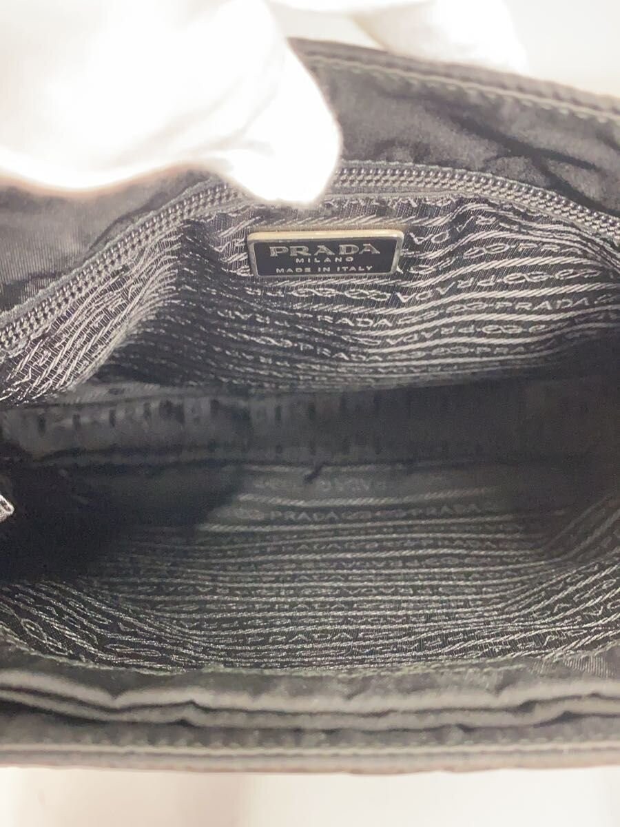 PRADA handbag nylon black plain — image 6