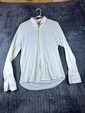 Rhone Shirt Mens Small White Long Sleeve Stretch Collared Classic Button Up