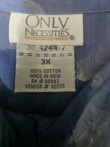 ABITO ONLY NECESSITIES, TAGLIA 3X, stile # 4244-7 nuovo con etichette - Foto 4 di 6