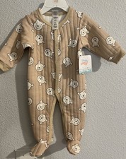 Disney Baby Winnie The Pooh One Piece Pjs Sleeper 0 To 3 Months-NWT