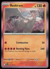 Reshiram 017/094 Rare Phantasmal Flames Pokemon Holo Near Mint