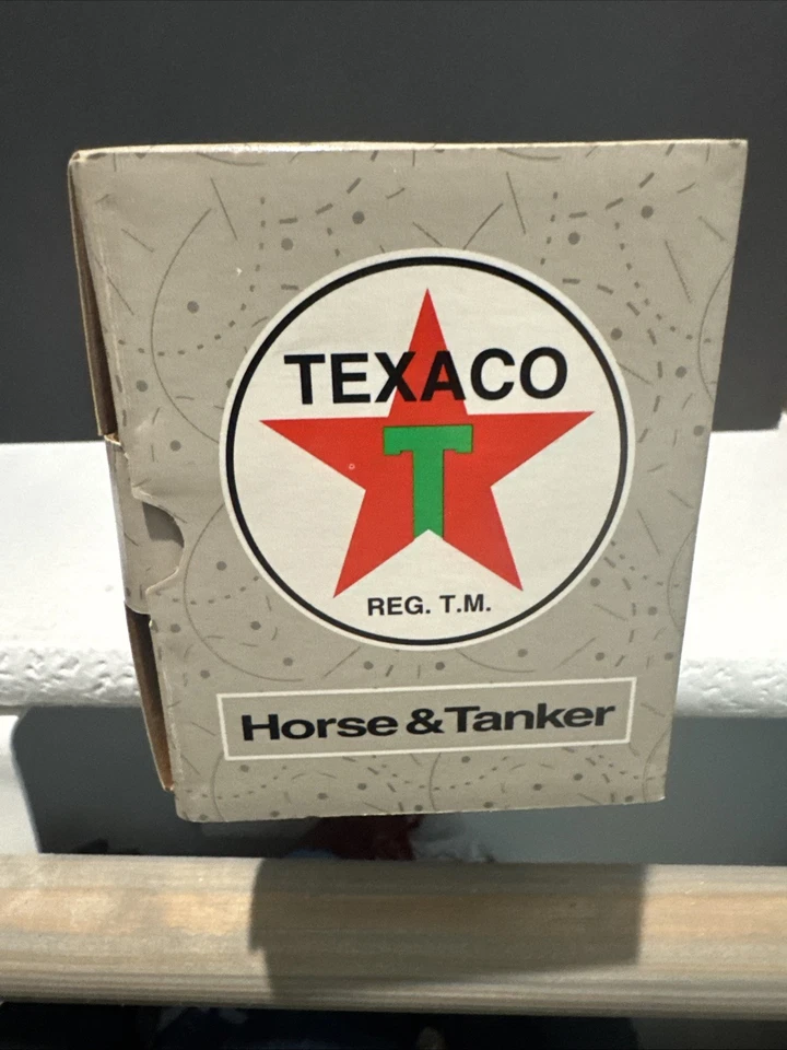 Banco de monedas de metal fundido a presión Texaco Horse & Tanker 1900 serie #8 9390VP nuevo Foto 2 de 4