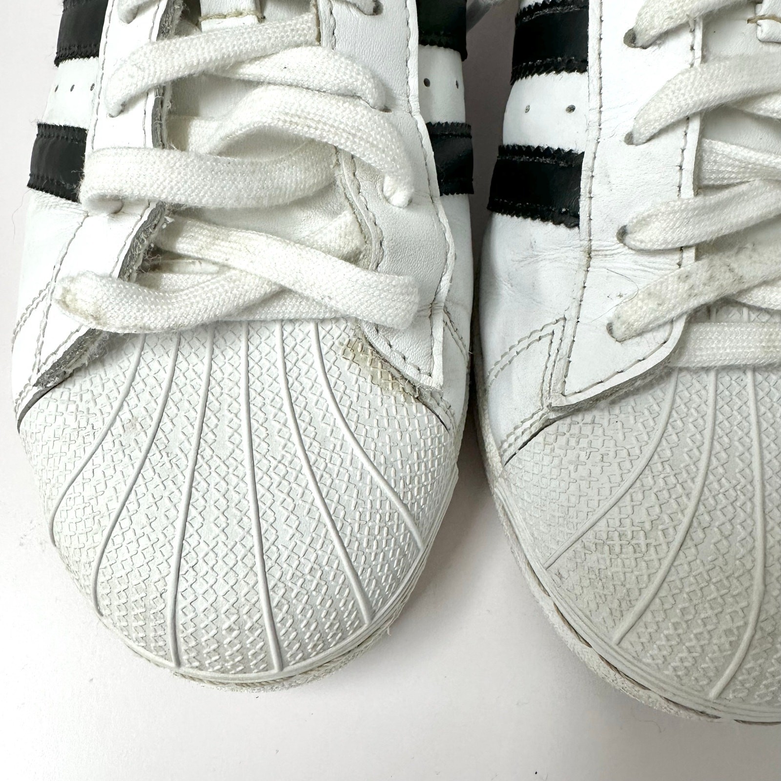 Adidas Superstar shell toe sneaker Cloud White / … - image 6