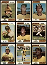 1974 Topps Washington NAT'L Almost Complete Variation Set 5.5 - EX+ 7009783