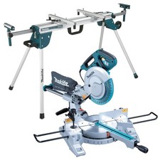 Makita LS1018LN/1 Slide Compound Mitre Saw Laser 110V with Folding Stand