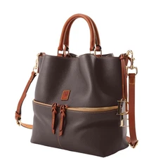 Dooney & Bourke Pebble Grain Dawson | Brown Tmoro