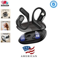 Open Ear Headphones,Over Ear Earbuds with Ergonomic Earhook,Bluetooth Headpho...