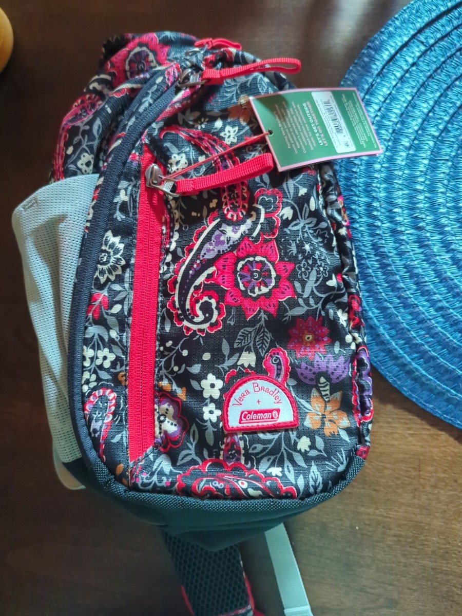 VERA BRADLEY x COLEMAN Collab 8L Paisley Floral Small Sling  display picture 1