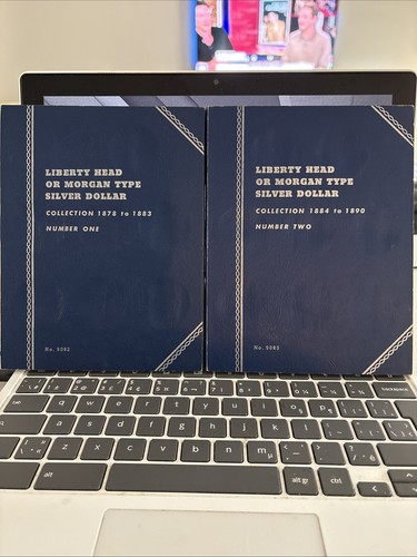 5 Vintage Whitman Folders Morgan Dollars 1878-1921 includes one unlabeled folder